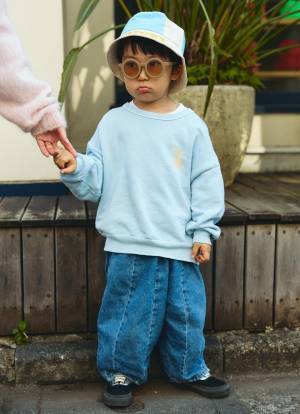 海外子ども服の着こなし術は！？ピンク×ブルーをリンクしたおしゃれ親子♡ | HugMug