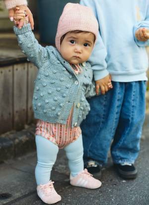 海外子ども服の着こなし術は！？ピンク×ブルーをリンクしたおしゃれ親子♡ | HugMug