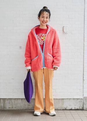 おしゃれファミリーのカラフルコーデ♪ハッピームード全開で寒さを撃退！ | HugMug