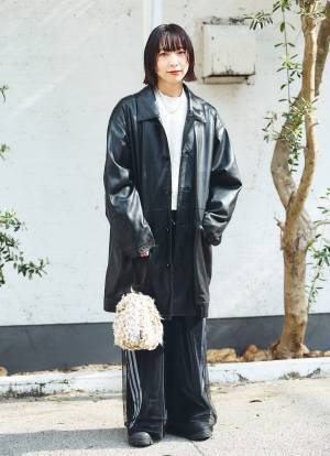 モノトーン上手なおしゃれ親子♡ ダルメシアン柄コートがめちゃかわ！ | HugMug