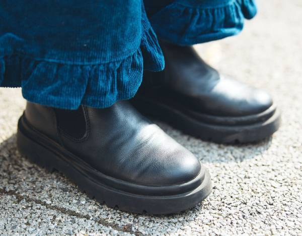 モノトーン上手なおしゃれ親子♡ ダルメシアン柄コートがめちゃかわ！ | HugMug