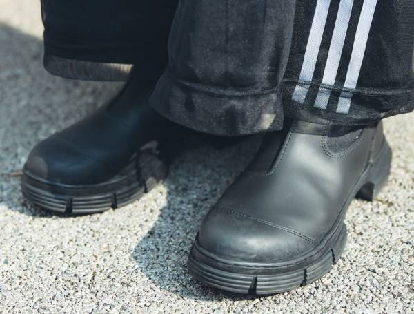 モノトーン上手なおしゃれ親子♡ ダルメシアン柄コートがめちゃかわ！ | HugMug