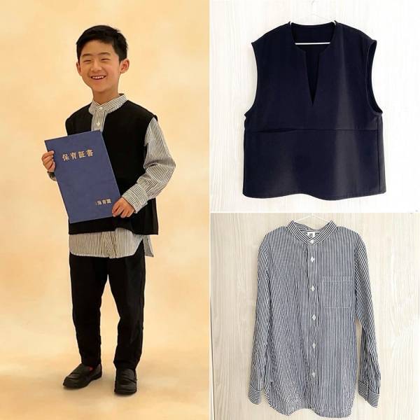 【卒園・入学式コーデ】大人顔負け！ベストで作る男の子オケージョンコーデ | HugMug