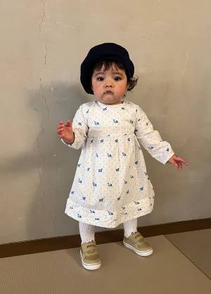 ワンピに小物合わせがおすすめ！【1歳女の子】入園式コーデ☺︎ | HugMug
