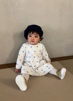 ワンピに小物合わせがおすすめ！【1歳女の子】入園式コーデ☺︎ | HugMug