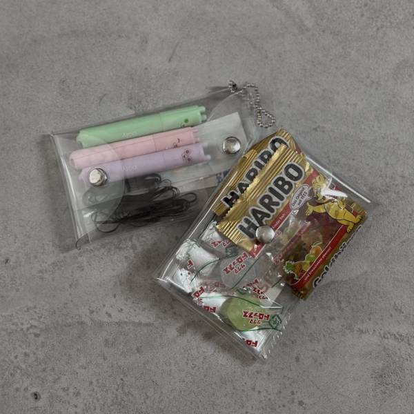 バッグの中身をスッキリ収納！DAISOのクリアポーチがおしゃれで便利！ | HugMug