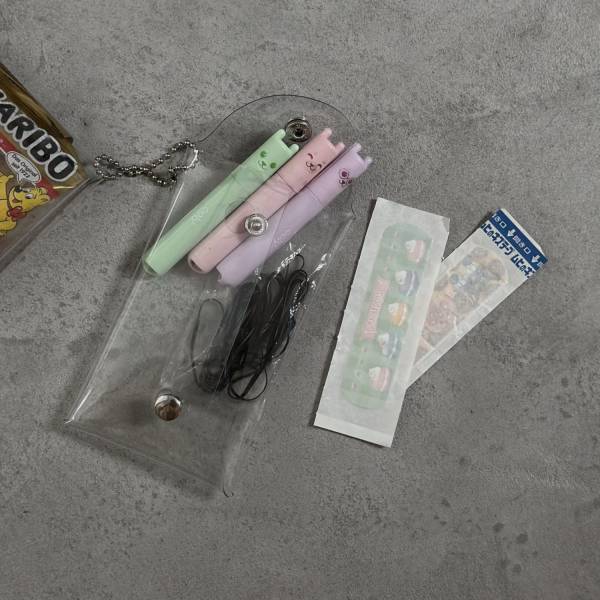 バッグの中身をスッキリ収納！DAISOのクリアポーチがおしゃれで便利！ | HugMug