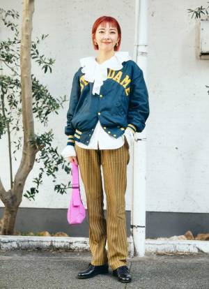 ヴィンテージMIXコーデのまさにお手本！ スタジャンで仲良しリンク♪ | HugMug