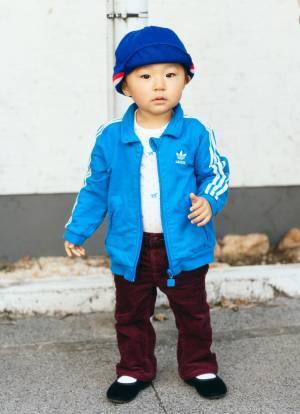 古着MIXのファミリーコーデがおしゃれすぎ♡ ブルーで爽やか春気分！ | HugMug