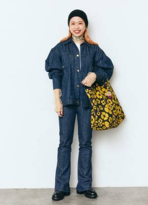 柄ものMIXコーデの正解はこれ！ おしゃれファミリーのにぎやか春コーデ♪ | HugMug