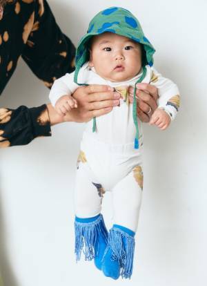 柄ものMIXコーデの正解はこれ！ おしゃれファミリーのにぎやか春コーデ♪ | HugMug