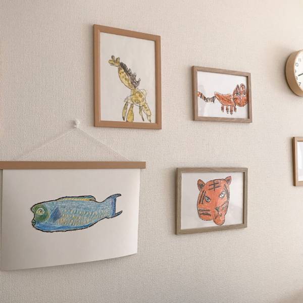 子供の絵をオシャレに飾ろう！【無印良品】おえかきマグネットハンガーがおすすめ | HugMug