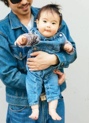 家族リンクするならやっぱりデニムでしょ♡ 春はヘルシーに肌見せ！ | HugMug