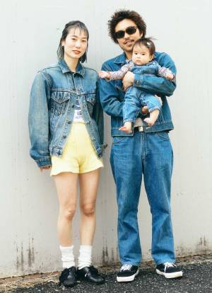 家族リンクするならやっぱりデニムでしょ♡ 春はヘルシーに肌見せ！ | HugMug