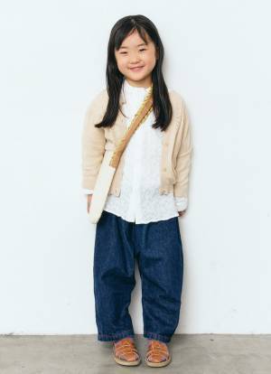 ヴィンテージMIXのキッズコーデがおしゃれすぎ！ブルーをシェアした親子コーデ♪ | HugMug