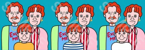 家族の思い出をインテリアに！世界に１つだけの家族似顔絵アート | HugMug