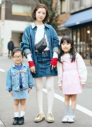 【デニムで即統一感アップ！】おしゃれ親子のデニムリンクコーデ | HugMug