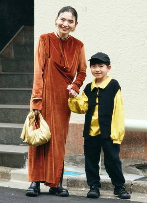 古着MIXのキッズコーデがおしゃれ！イエローで春の親子リンク♡ | HugMug