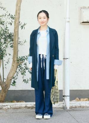 古着×プチプラの技ありコーデ必見！親子でブルーをシェア♪ | HugMug