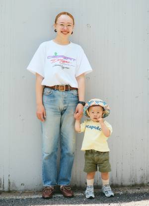 おしゃれ親子はやっぱり古着好き！ 古着Tシャツでつくるリンクコーデ♡ | HugMug