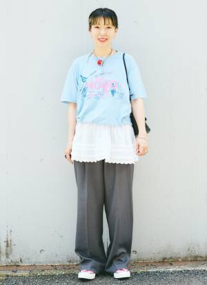 流行中のフリルはこう着る！おしゃれ親子の甘辛MIXコーデ | HugMug