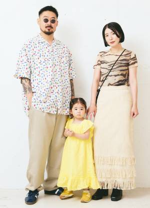 ヴィンテージ派家族の夏コーデ！キッズのイエローがアクセント♡ | HugMug