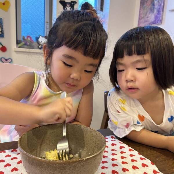 お月見にぴったり！子どもとつくる簡単かわいいうさぎのスイートポテト | HugMug