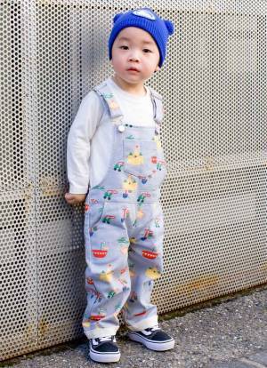 『ユニクロ』上手なキッズコーデ必見！親子でクマ耳帽子をリンク♪ | HugMug