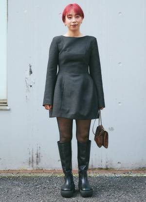 そのワンピ【ZARA】なの！？おしゃれファミリーのブラックコーデ | HugMug