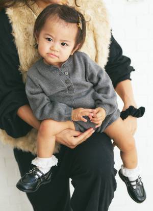 全身『ZARA』でつくるキッズコーデがめちゃかわ！おしゃれファミリーのあったか秋コーデ | HugMug