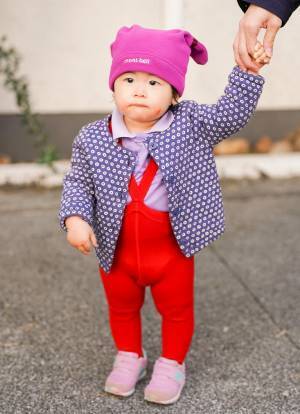 古着好き家族の冬コーデがめちゃかわ！ポップなアイテム使いが◎ | HugMug