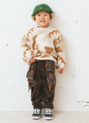 【ZARAキッズ】の柄ニットがめちゃかわ！ブラウンで仲良しファミリーリンク | HugMug