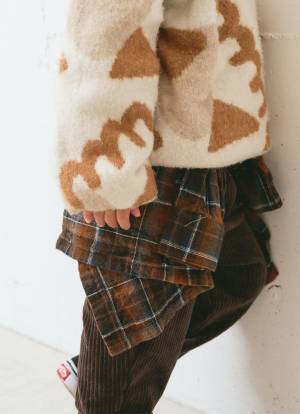 【ZARAキッズ】の柄ニットがめちゃかわ！ブラウンで仲良しファミリーリンク | HugMug