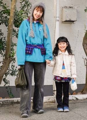 それハンドメイドなの！？ブルーをシェアした仲良し親子コーデ | HugMug