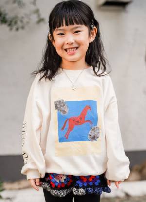 それハンドメイドなの！？ブルーをシェアした仲良し親子コーデ | HugMug