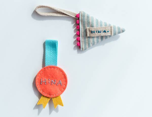 簡単＆可愛い！ お名前付けにぴったりの手づくり＜ネームタグ＞ | HugMug