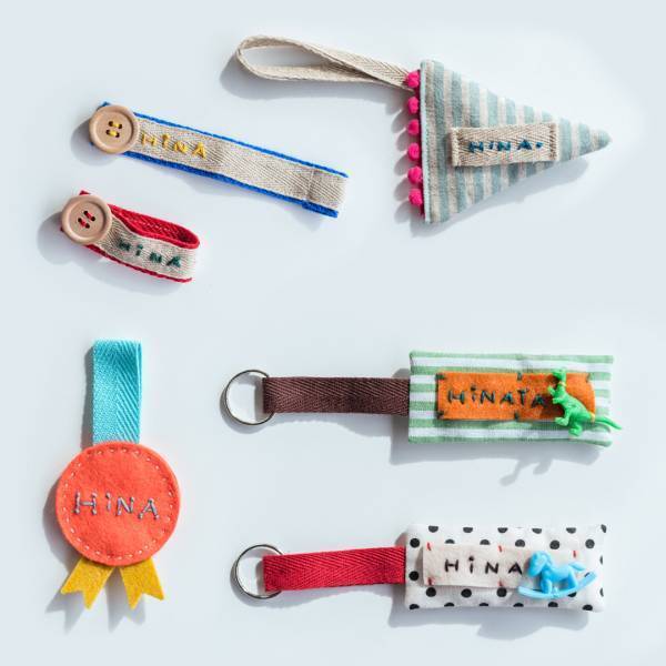 簡単＆可愛い！ お名前付けにぴったりの手づくり＜ネームタグ＞ | HugMug