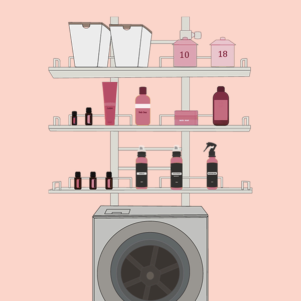 【賃貸OK！】コスパ最強で簡単にできる洗濯機上の収納スペースDIYテクニック | HugMug