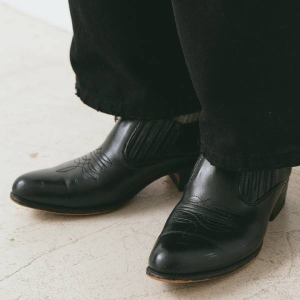 古着好き親子の冬コーデがおしゃれすぎ！ブラック×ブルーで仲良しリンク | HugMug