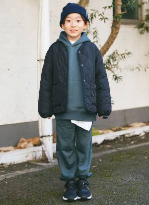 ほぼ『ZARA』でつくるキッズコーデに注目！ブラックをシェアした家族リンクコーデ | HugMug