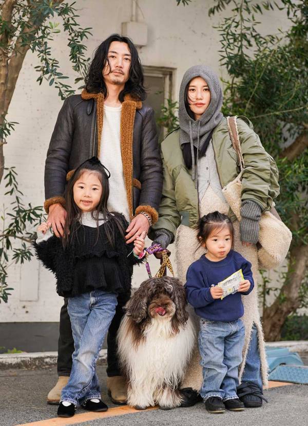 キッズの古着MIXコーデが可愛すぎ！小物と素材で冬ムードを満喫 | HugMug