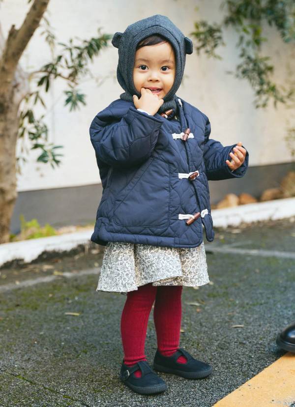 『ザラキッズ』のクマ耳帽が可愛すぎる！トラッドスタイルでつくる親子コーデ | HugMug