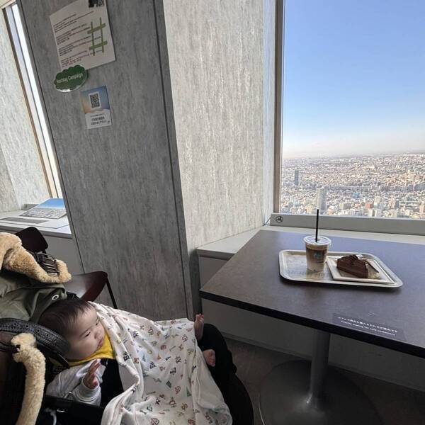 カフェからプレイスペースまで！絶景を望める【てんぼうパーク】がベビー連れに嬉しい | HugMug