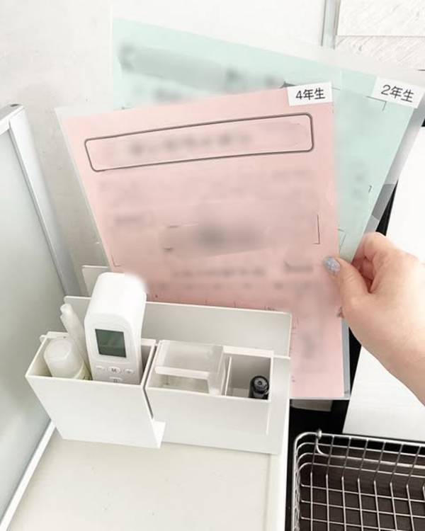 【無印良品】簡単&amp;おしゃれに片付く「子どものプリント整理術」。収納上手なママがレクチャー！ | HugMug