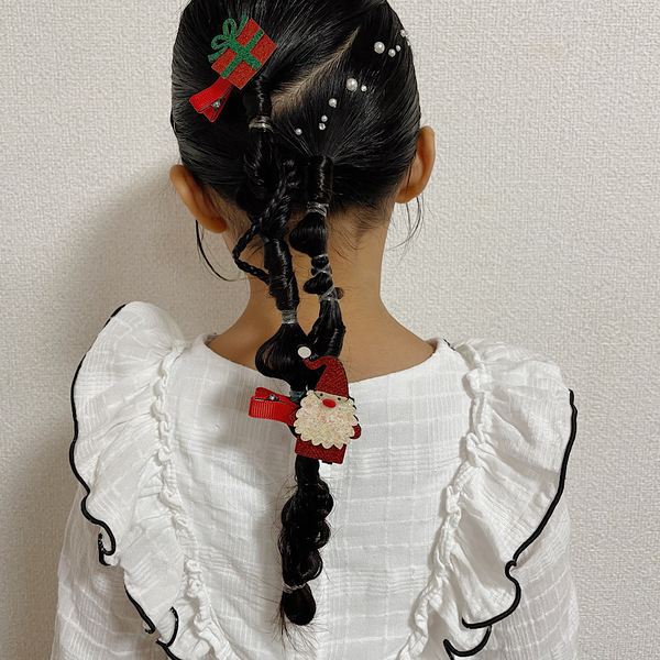 簡単なのにキチンと見え【入園＆入学式】100均アイテムで女の子のヘアアレンジ | HugMug