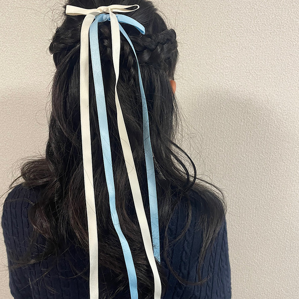 簡単なのにキチンと見え【入園＆入学式】100均アイテムで女の子のヘアアレンジ | HugMug