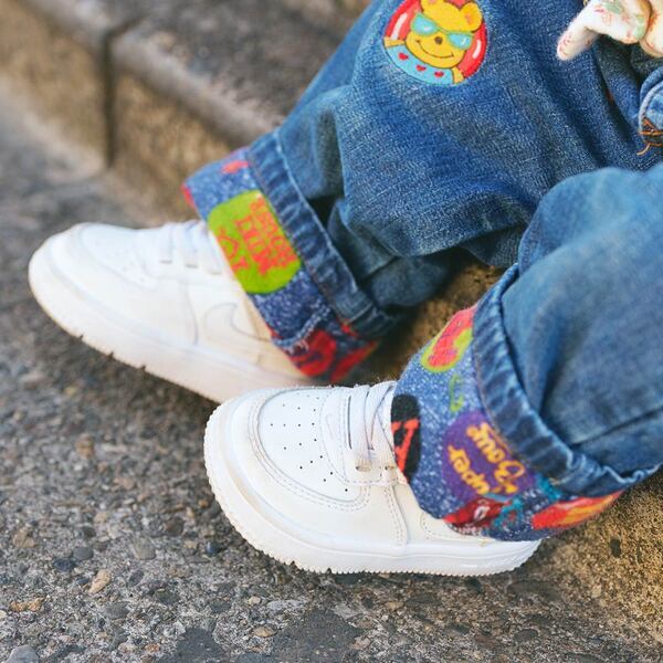 『無印良品』を使ったキッズコーデがおしゃれ！ワッペン付きデニムが超キュート♪ | HugMug