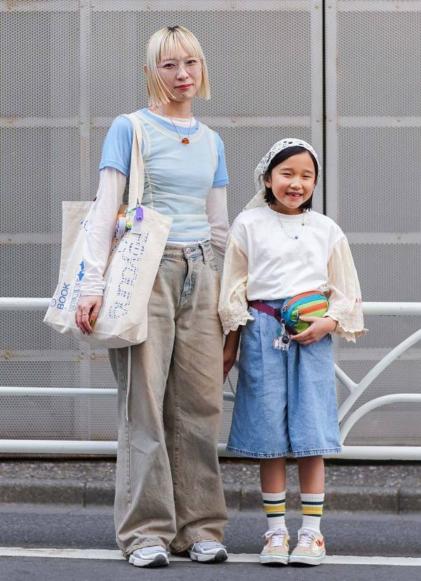 『GU』でおしゃれがつくれる！ 春デニムで親子リンクコーデ | HugMug