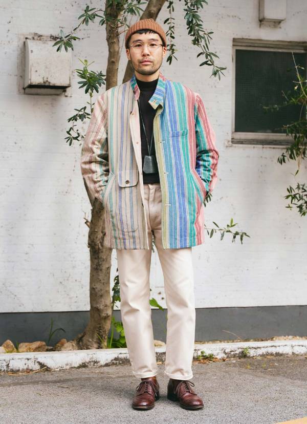 パパのカラージャケットがおしゃれすぎ！淡カラーで親子リンク | HugMug