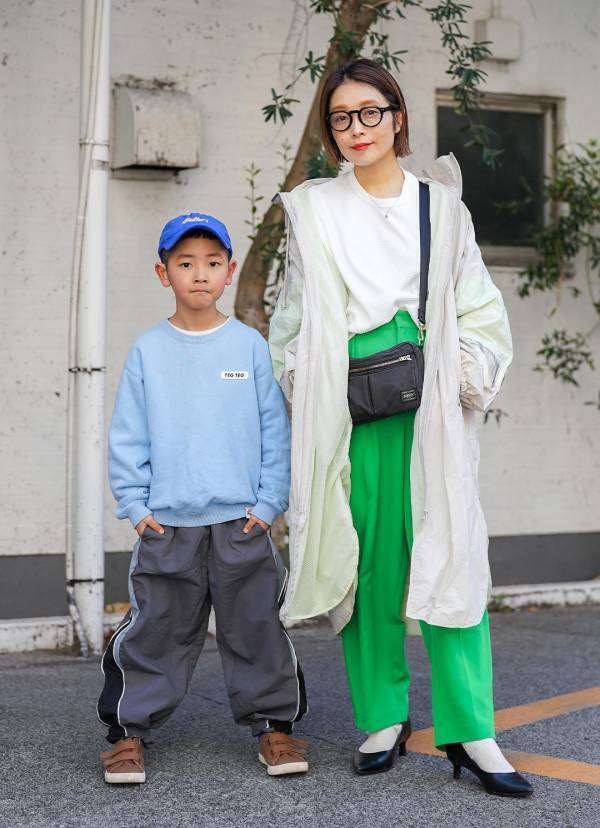 春のパンプスは「GU」で決まり！ ナイロン素材で軽やか親子コーデ | HugMug